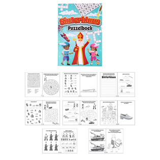 Książeczka z Łamigłówkami Sinterklaas (Zestaw 48 szt.)