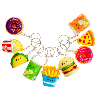 Breloki Squishy Fast Food w Stojaku (24 szt.)