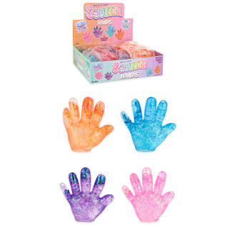 Gniotek Rączka Squeeze Hand - Mix Kolor&oacute;w - w Dispenserze (12 szt.)