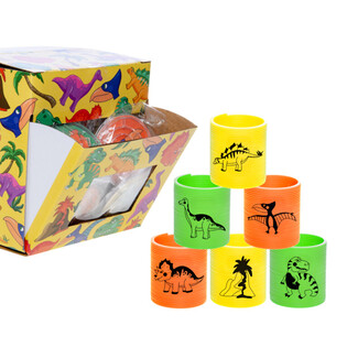 Spirale Dinozaury w Ekspozytorze (60 sztuk)