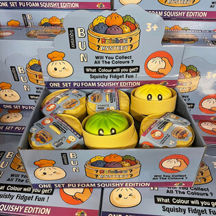 RAGE - Squishy Bun Dumplings DUŻE - ONE SET PU FOAM SQUISHY EDITION (12 szt.)