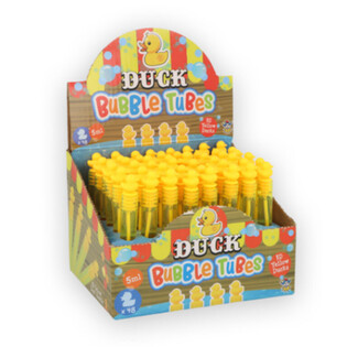 Bańki Mydlane w Tubkach Kaczuszki - 5ml - w Stojaku (48 szt.)