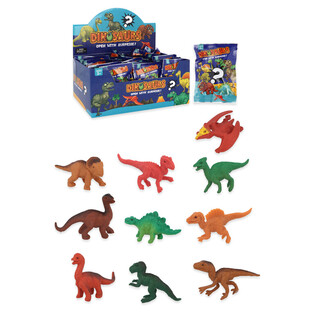 Torebka Niespodzianka / Blindbag - Motyw: Dinozaury w ekspozytorze (60 szt.)