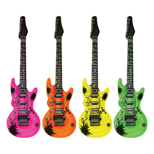 Dmuchana Gitara Neon Mix - 95cm (12 sztuk)