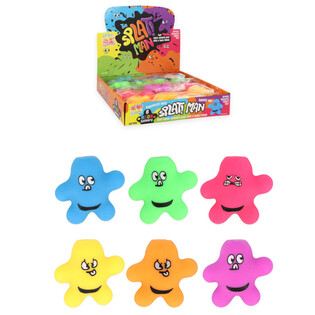Squeezy Splat Man - Mix Kolor&oacute;w - W Wyświetlaczu (24 szt.)