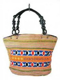 Art.nr: 97735 - Torba B-FAIR Beads z czarnymi koralikami (1 szt.)