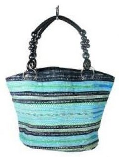 Torba B-FAIR Beads Czarno-Jasnoniebieska (1 szt.)