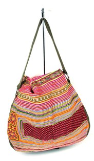 TORBA SADDLE B-FAIR RÓŻOWO/ZIELONA (1 szt.)
