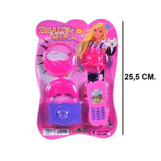 Zestaw piękności Beauty Girl na karcie (6 szt.)