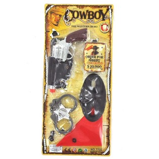 Zestaw kowbojski na karcie - Model 6 (3 szt.)
