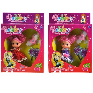 Laleczka Bobby z akcesoriami (2 szt.)