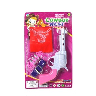 Zestaw Cowgirl dla Dziewczynek ze Światłem i Dźwiękiem (6 szt.)